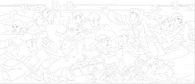 紅色黨建浮雕雕塑原創(chuàng)手繪設(shè)計(jì)稿