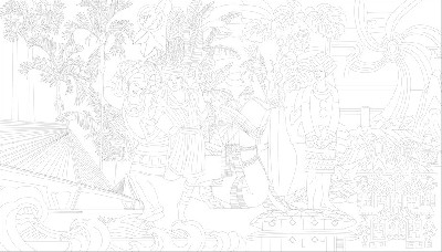 民族團(tuán)結(jié)浮雕雕塑原創(chuàng)手繪設(shè)計稿