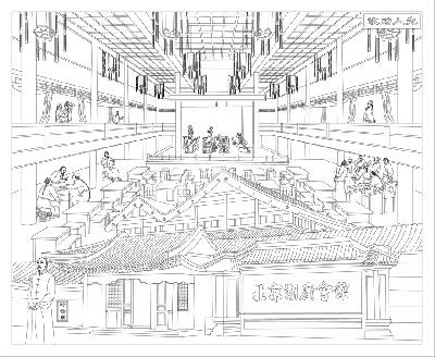 中醫(yī)文化浮雕雕塑原創(chuàng)手繪設(shè)計(jì)稿