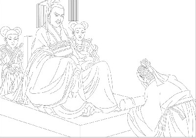 中醫(yī)文化浮雕雕塑原創(chuàng)手繪設(shè)計稿