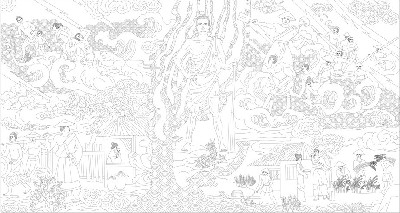 人文歷史浮雕雕塑原創(chuàng)手繪設計稿