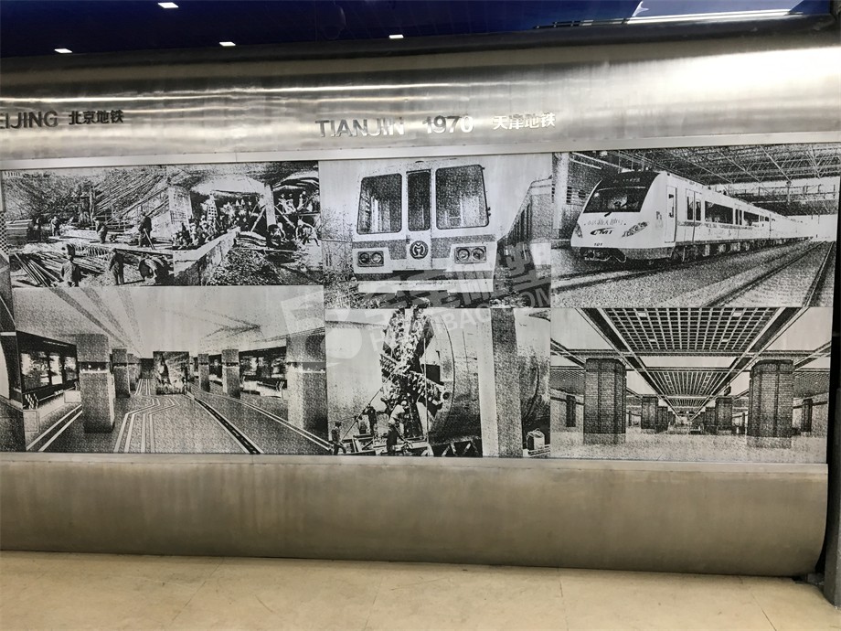 大型不銹鋼蝕刻浮雕壁畫(huà)定制