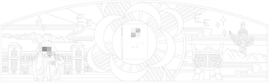 法院浮雕雕塑壁畫(huà)原創(chuàng)手繪設(shè)計(jì)稿