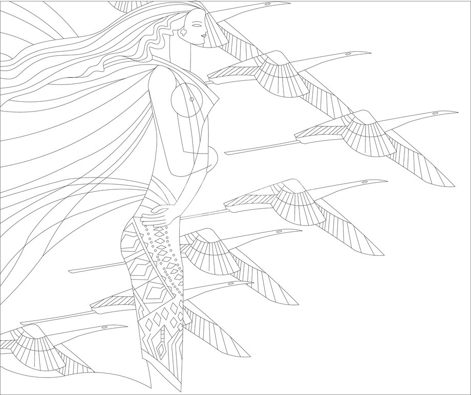 民族團(tuán)結(jié)浮雕雕塑原創(chuàng)手繪設(shè)計稿