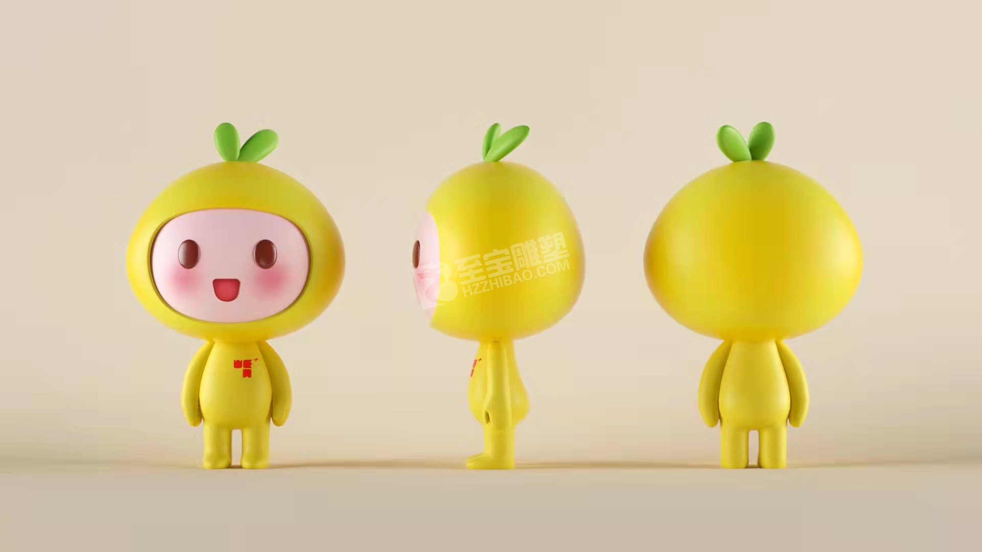 臺州文旦觀光風情帶建設(shè)玻璃鋼IP娃娃雕塑項目